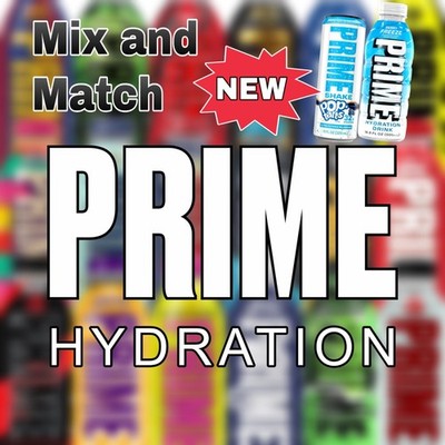 PRIME HYDRATION Drink Sealed Bottles Energy ~ Mix & Match Bundles Rare Exclusive