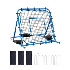 Uimoso Adjustable Soccer Rebounder Net 3.7 x 3.7 ft for Training and Practice