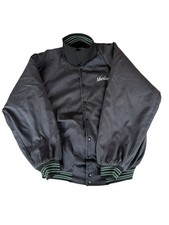 Vintage Tuohy Furniture Jacket XL GO Sportswear USA Made Snap Black