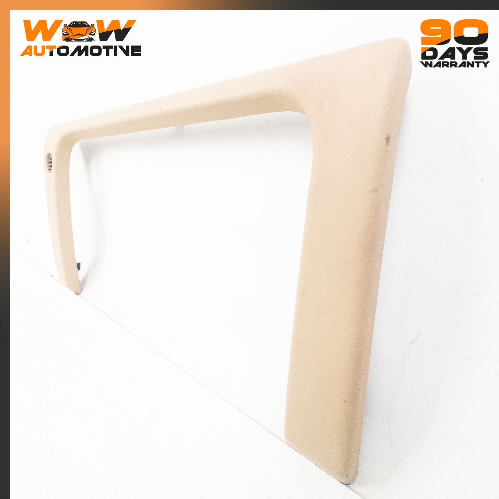 06-16 ASTON MARTIN V8 VANTAGE DASH GLOVE BOX BEZEL TRIM COVER PANEL BEIGE OEM