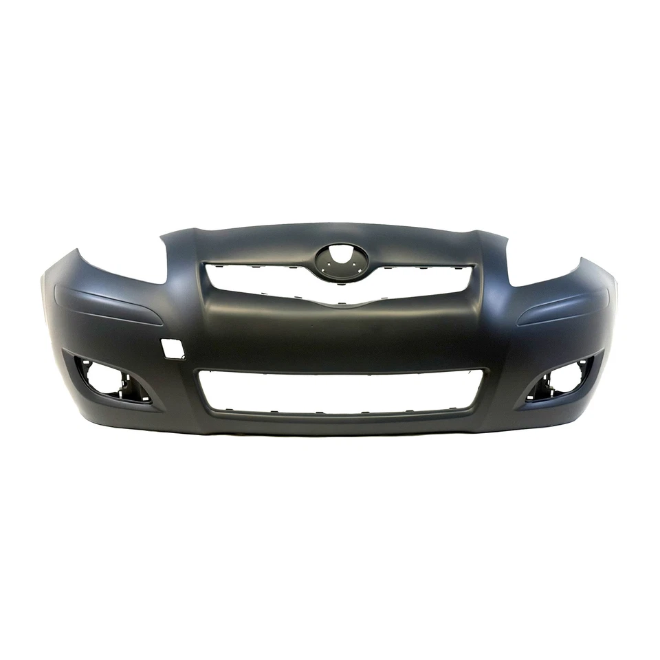 Front Bumper Cover For 2009-2011 Toyota Yaris Hatchback w Fog Light holes - Image 2 of 4
