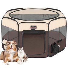 Aivituvin Dog Playpen, Foldable Pet Play Pens with Carrying Bag for Cat, Pupp...