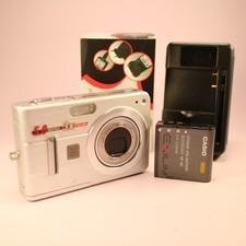 Casio Digital Camera Exilim EX-Z57 5.0MP Silver Tested With Battery and Charger