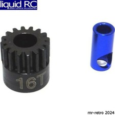 Hot Racing NSG48N16 16t Steel 48P Pinion Gear 5mm