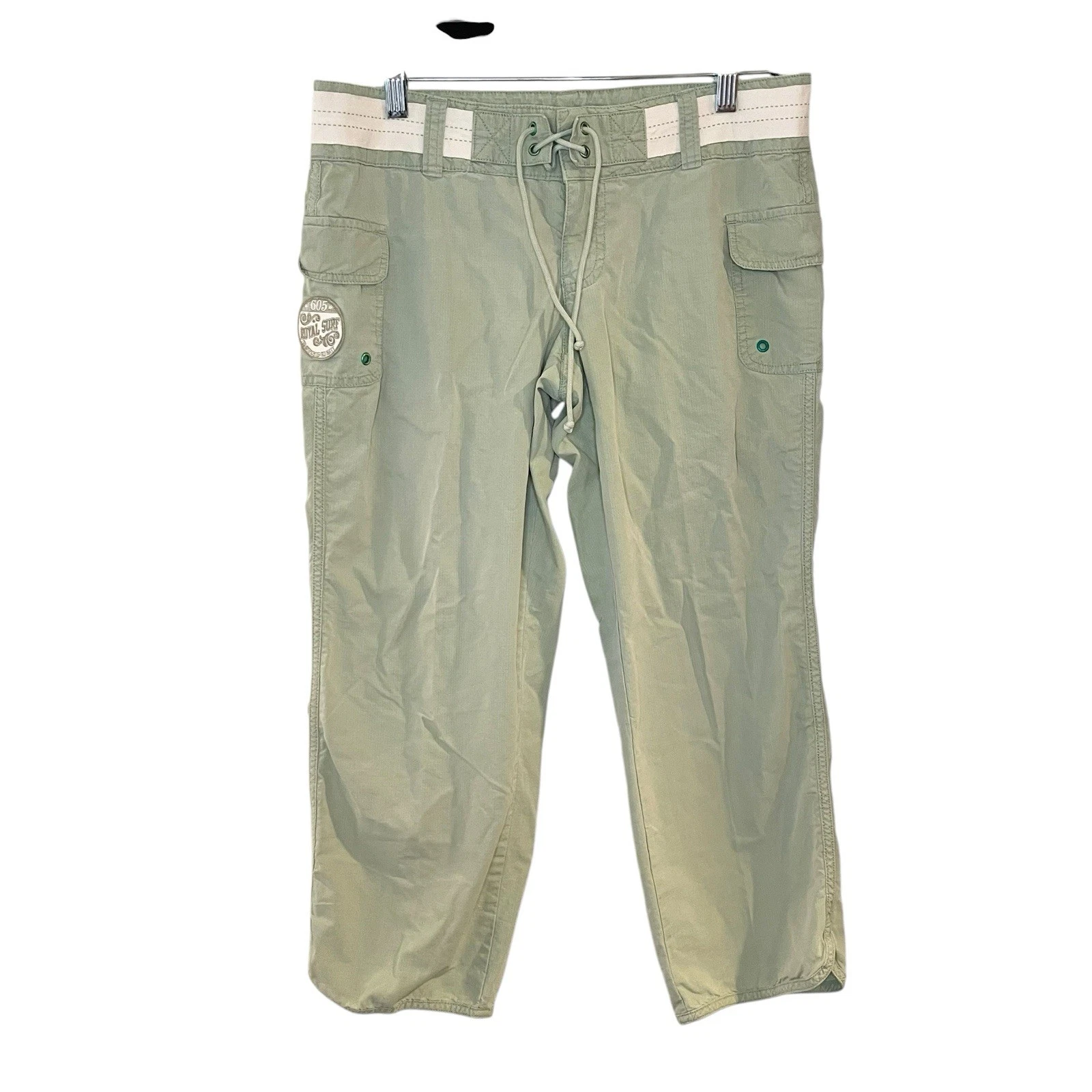 Old Navy Vtg Y2K Ultra Low Waist Lace Up Waist Cargo Capri Crop Pants Army Green
Opens in a new wind