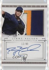 2014 Panini National Treasures Rookie Silhouette 12/99 Jimmy Nelson Auto 1gt6