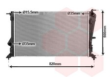 VAN WEZEL Motork&uuml;hler Wasserk&uuml;hler 43012715 f&uuml;r MERCEDES CITAN Tourer W420 108 2