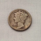 Circulated Tougher Early-Date VG 1924-S MERCURY DIME w/FREE SHIPPING