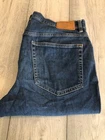 MEN'S GANT STRETCH STRAIGHT REGULAR JEANS 36" WAIST X 32" LEG BLUE