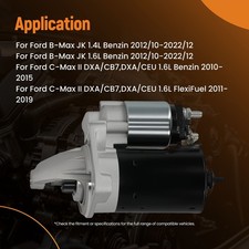 HELLA ANLASSER STARTER 2,2kW passend für FORD C-MAX FOCUS GALAXY GRAND KUGA