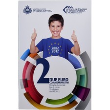 [#1309998] San Marino, 2 Euro, 10 Years of Euros Cash, 2012, Rome, Bimetallic, M