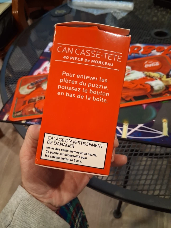 Coca-Cola Coke Can 3-D Jigsaw Puzzle Incredipuzzle - 40 Piece - and 2 plaques - Image 4 of 4