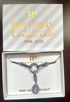 Bomb Party April Birthday 2026 The Diana Necklace Diamond CZ
