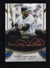 2021 Topps Tier One Prime Performers Bronze Ink 7/25 Gary Sheffield Auto 13c1