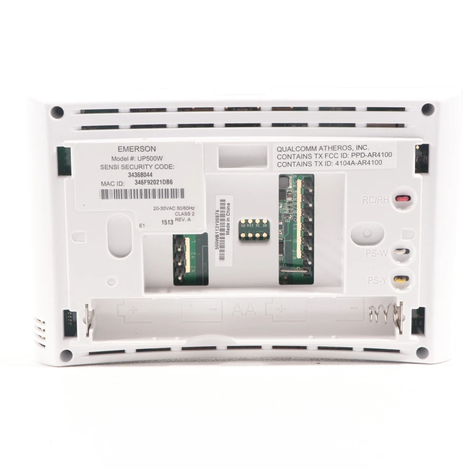 Termostato Sensi Wi-Fi Emerson Pantalla Grande UP500W SIN PLACA TRASERA Foto 2 de 2