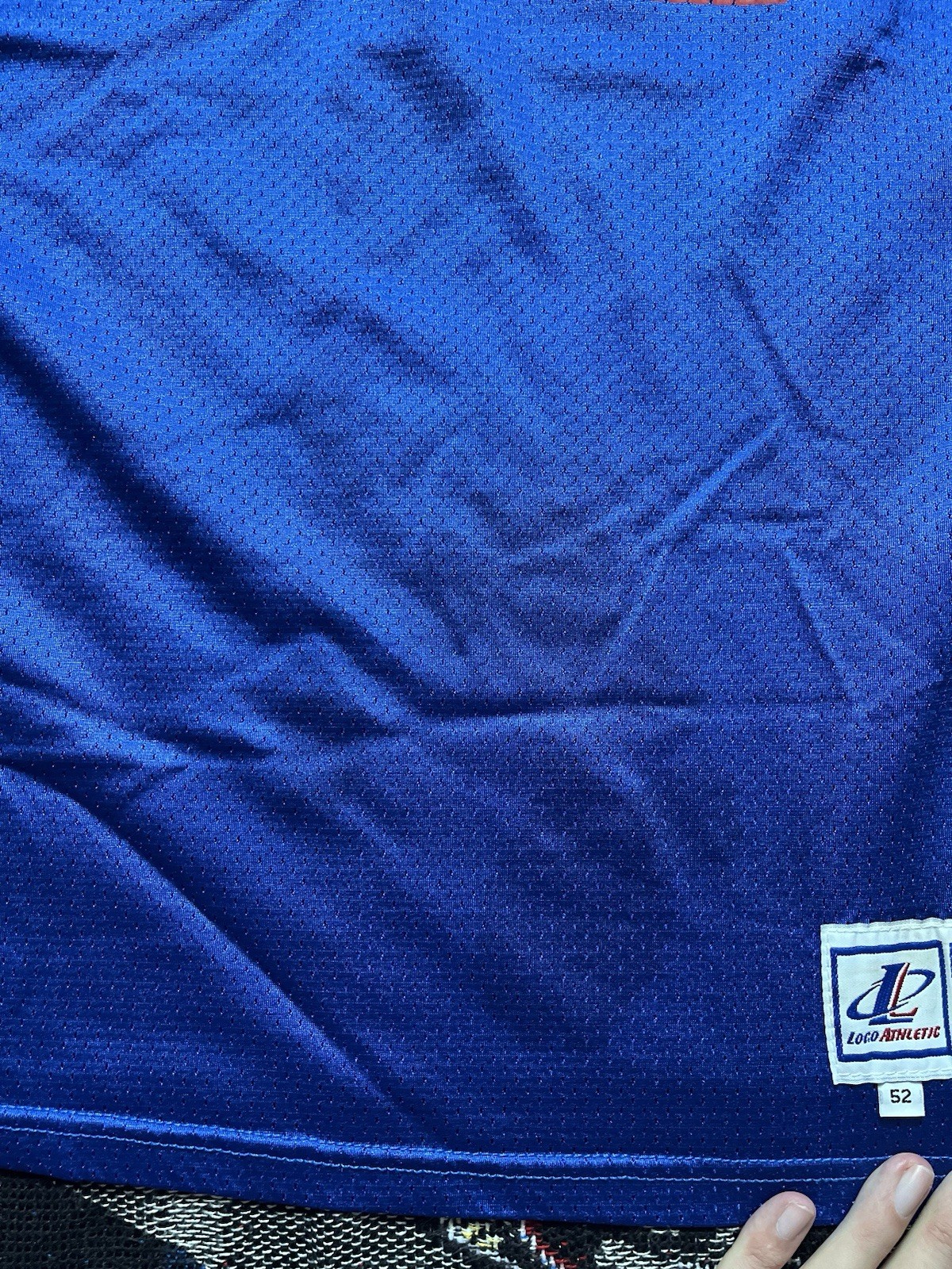 Vintage Buffalo Bills Logo Athletic Jersey Ruben Brown #79 Pro Cut Size 52