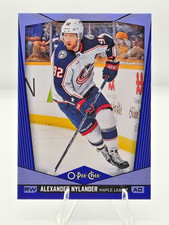 2024-25 O-Pee-Chee - Alexander Nylander blue #454 Maple Leafs