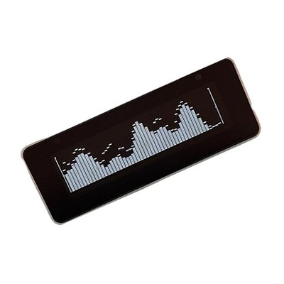 AK25664 Color Music Spectrum Clock Aluminum Case Enhances Auditory Display