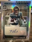 Travis Hunter 2025 Panini Donruss Optic Signature Series Rookie Auto Holo Prizm