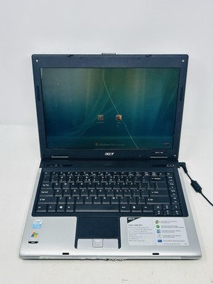 Acer Aspire 3680-2022 14.1  Vintage Laptop Celeron M 80GB Vista + Accessories