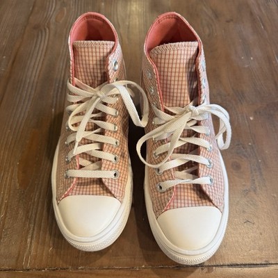 Converse Chuck Taylor All Star Move Platform High Top Sneakers, Checkered Rhubar