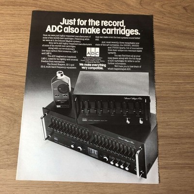 GRAM137 MAGAZINWERBUNG 11X8 THE ADC SOUND SHAPER ONE