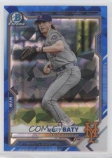2021 Bowman Chrome Draft Sapphire Brett Baty #BDC-130 0s9t