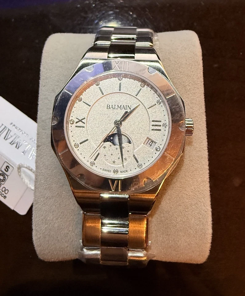 女士 Swiss Be Balmain 月相钻石 (B45913322) 不锈钢手链 — 第 2/4 张图片