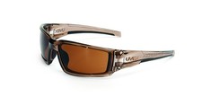 Honeywell Hypershock Safety Glasses, Brown Frame with Espresso Lens & HydroSh...