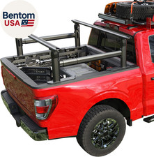 Ladder Rack for Truck with Side Bars, 800 LBS Capacity Truck Bed Rack, 19"-25" H
