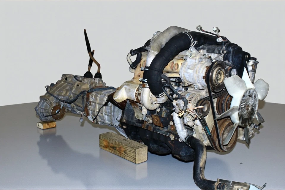 Toyota Hilux Surf Prado Land Cruiser 93-95 1KZ-T motor diésel 5 velocidades MT JDM Foto 4 de 4