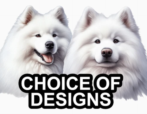 Samoyed Self Adhesive Dog Sticker
