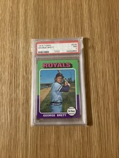 1975 75 Topps #228 George Brett Kansas City Royals Rookie Card RC PSA 7