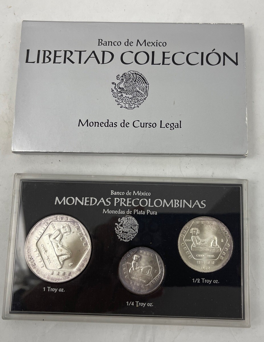 純銀貨 4個セット　Mexico Libertad 2017 .999 純銀貨 4個セット Mexico Libertad 2017 .999