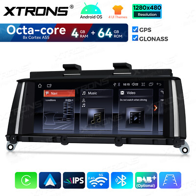 12.3 Qualcomm 128GB Android 15 Autoradio CarPlay GPS Wifi BMW X3 F25 X4 F26 CIC