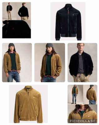$348 NEW Men's Polo Ralph Lauren Corduroy Jacket Pony Casual