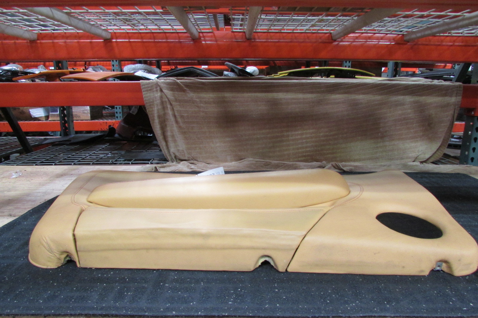 Ferrari F430, LH, Left Front Door Trim Panel, Beige, Used, P/N 68169405