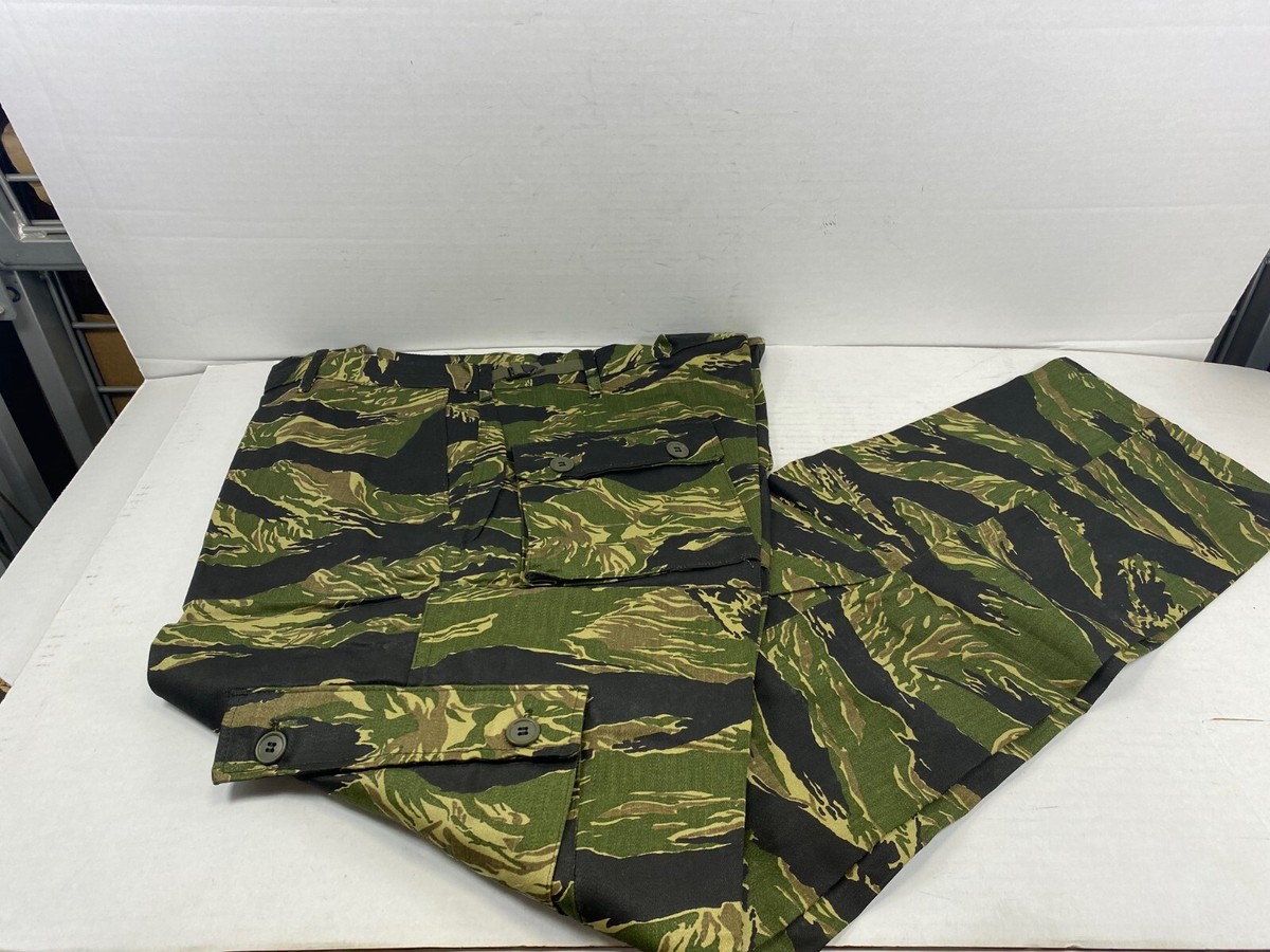 Vietnam Tigerstripe Pants, Will Fade SIZE X-LARGE Brass