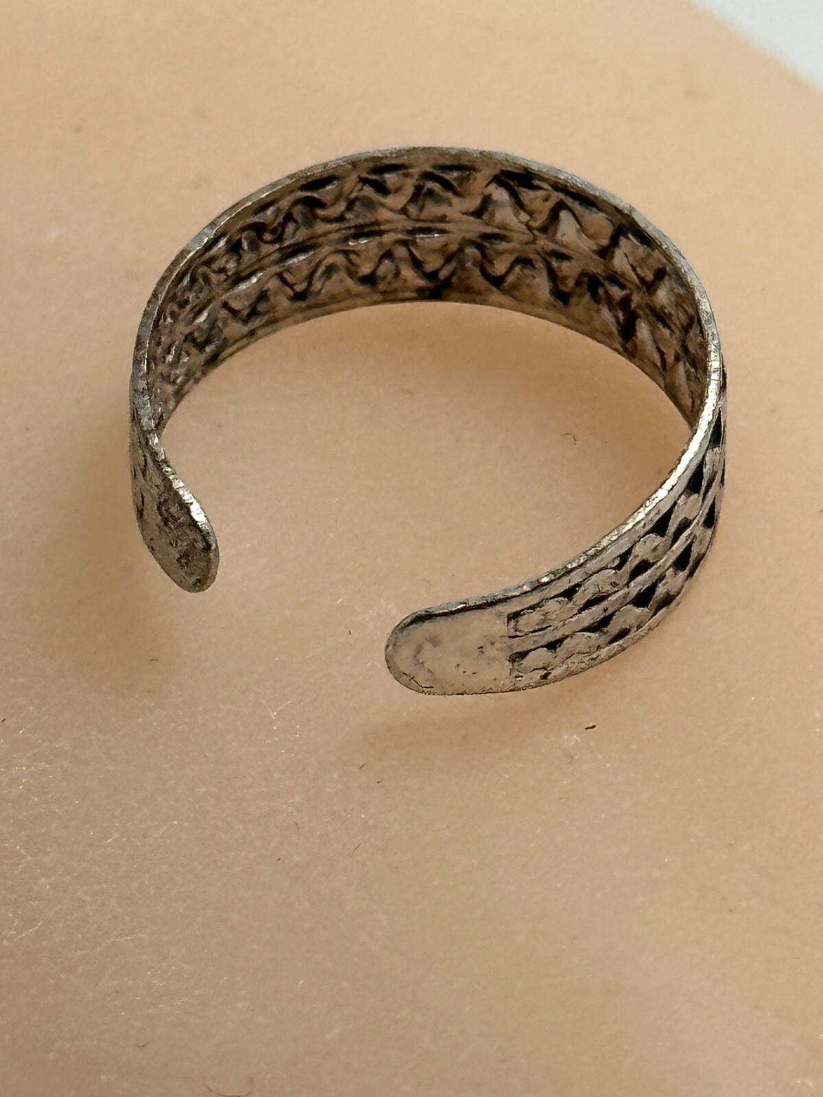 sterling silver toe rings adjustable - image 3