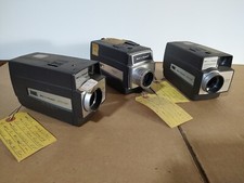 3 Super 8mm Film Cameras Motion Picture Bell  Howell Engineering Samples 311 