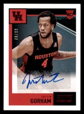 2021-22 Panini Draft Picks Score Rookie AUTO Red #18 Justin Gorham /99