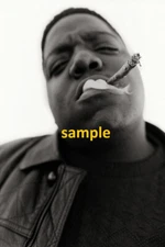 BIGGIE SMALLS NOTORIOUS BIG POPPA REFRIGERATOR MAGNET CHRISTMAS MAN CAVE GIFT