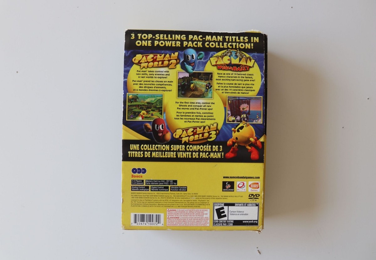 Pac Man Collection Pac Man Power Pack - PlayStation 2 Game Collection ...