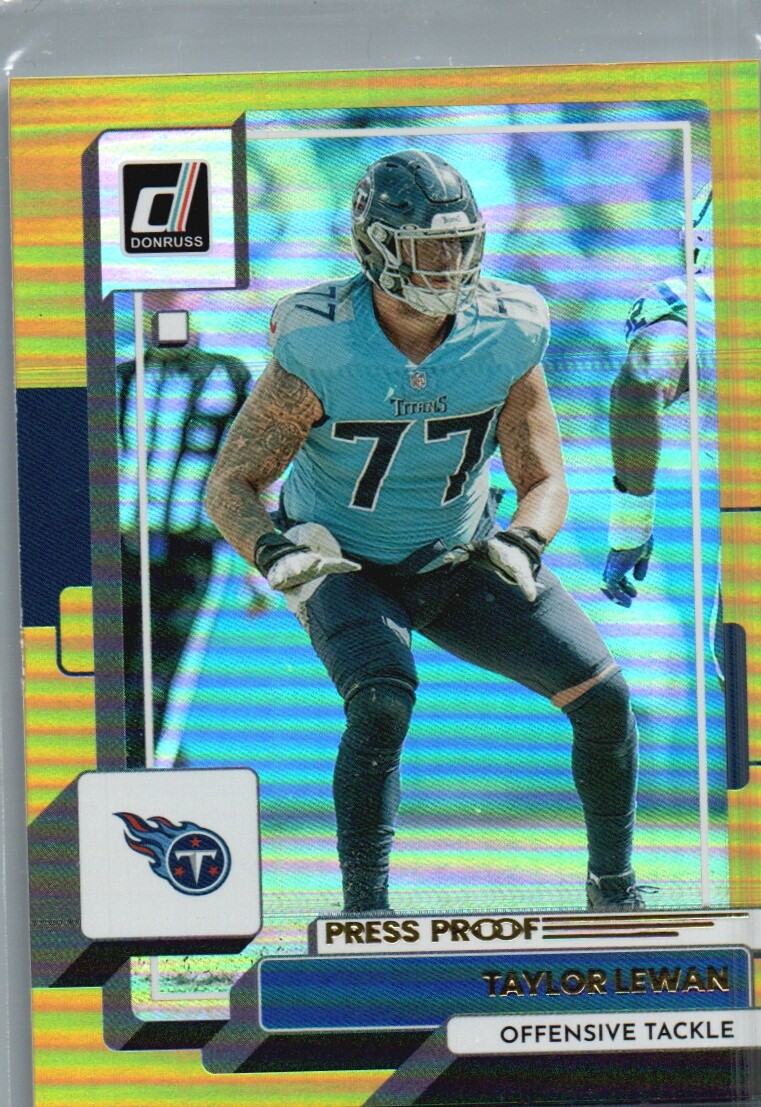 2022 Donruss #69 Taylor Lewan Premium Press Proof