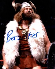 The Berzerker Signed WWF 8x10 Pro Wrestling Promo Photo Wrestler WWE John Nord 5