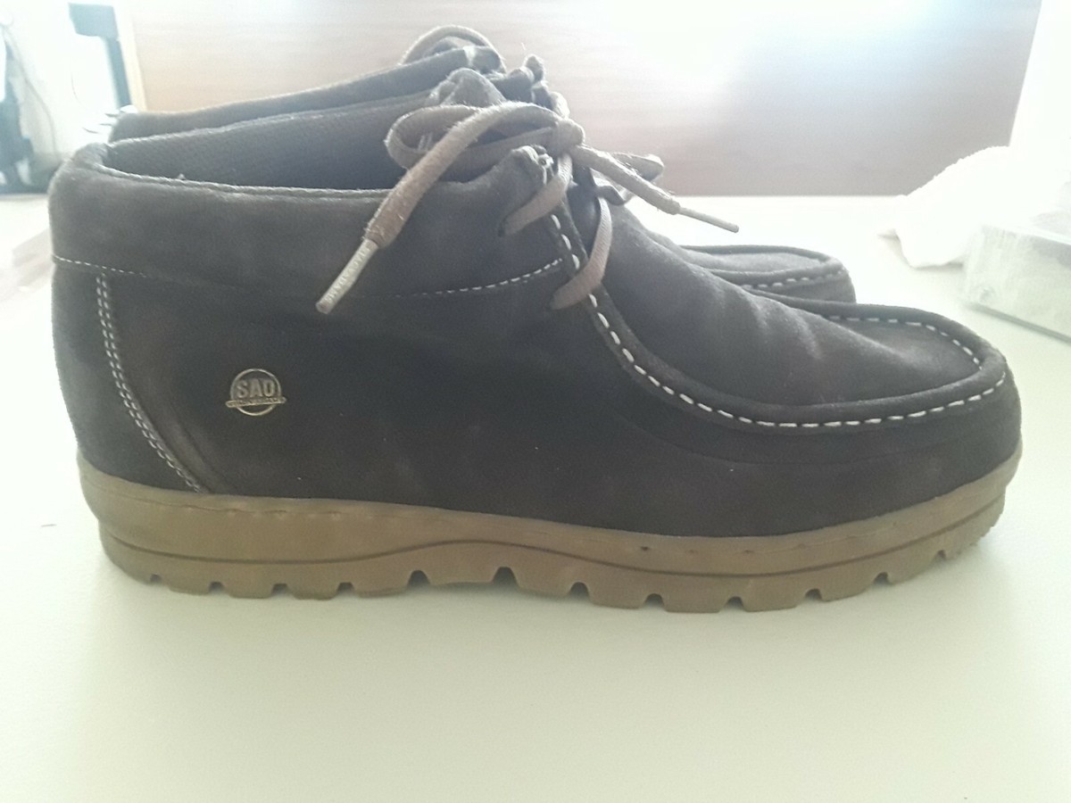 SAO Stacy Adams Boots Men’s Size 12 Dublin II Lace Up Ankle Black Suede Leather SAO by Stacy Adams Men main image 2