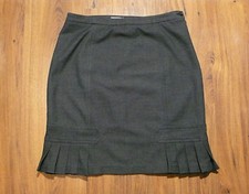 MAX STUDIO Women's Stretch Straight Pleated Skirt Sz 10 PERFECT