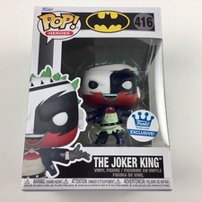 Funko Pop THE JOKER KING Funko Shop EXCLUSIVE Batman DC Universe 416 HIGH GRADE