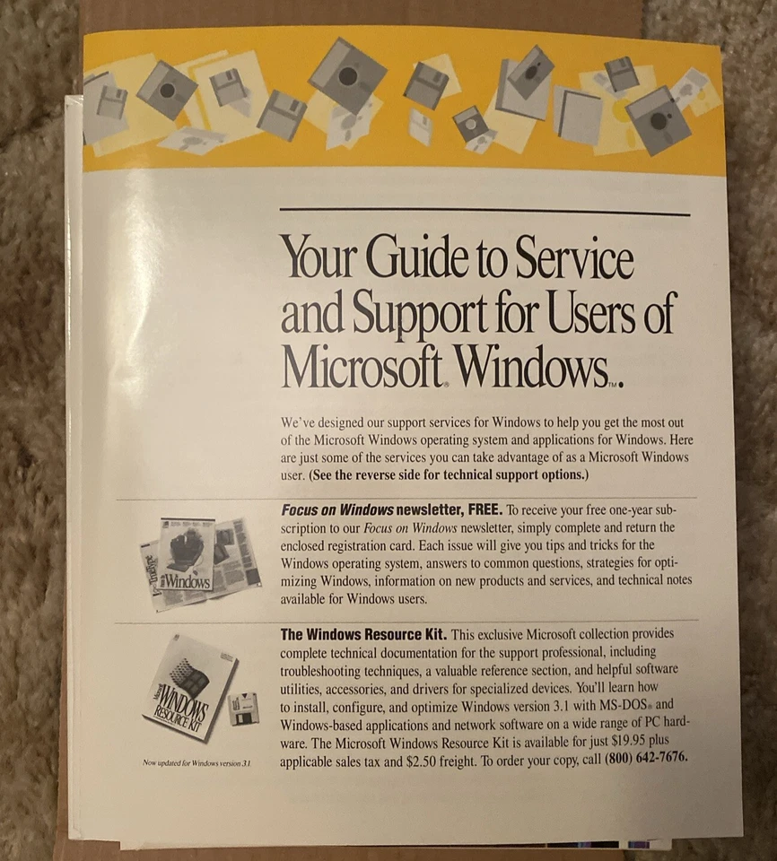Microsoft Windows Version 3.1 Upgrade Edition Windows 3.0 Or 2.X Users - Image 4 of 4