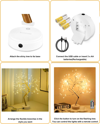 Torcia a LED multifunzione 3 in 1 alimentata tramite USB, 3 livelli di